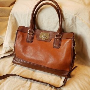 Authentic Cole Haan leather satchel bag